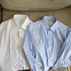 2 brand new Figaret (Paris) mens dress shirts